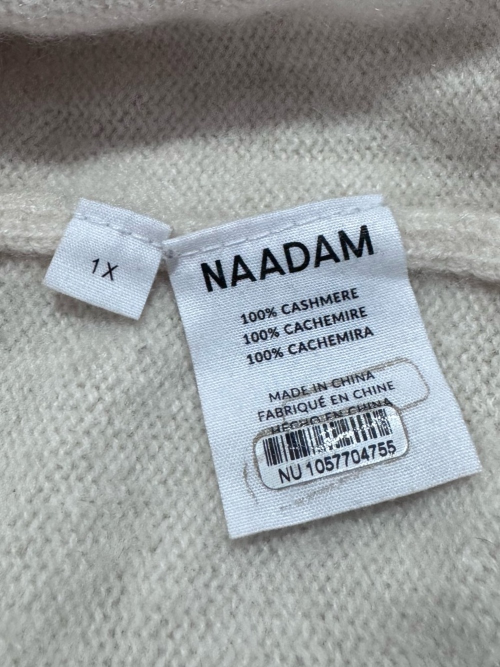 Naadam Women Turtleneck Cashmere Sweater Size 1X - Picture 5 of 7